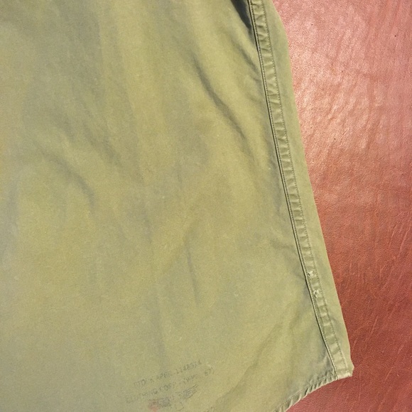Polo Type B-11 Army Green Button Shirt L - Picture 10 of 11